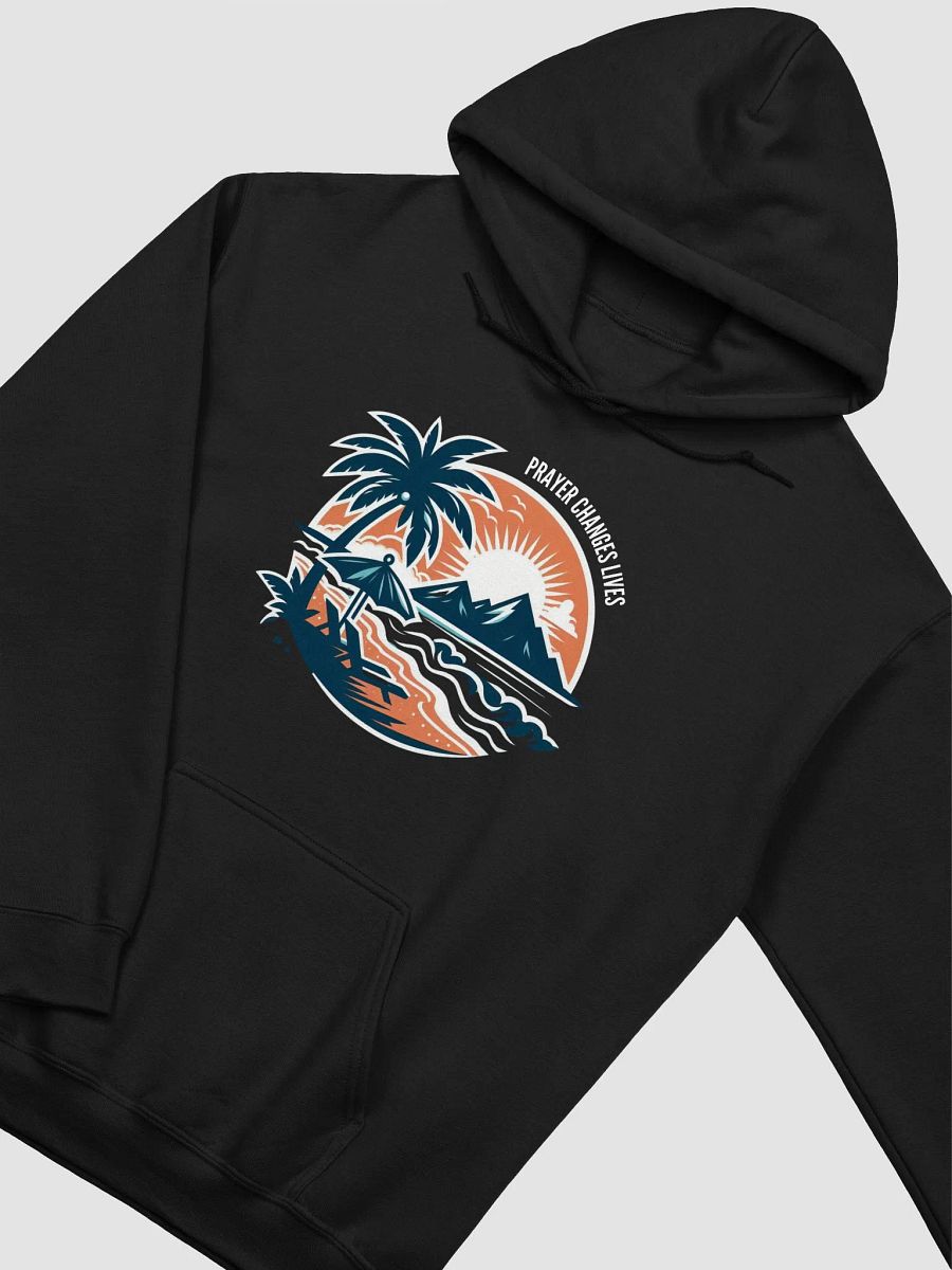 Tropical Sunset Hoodie | prayer changes lives product image (2)