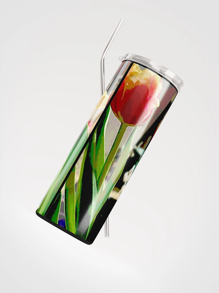 Miniaday Designs Tulips Stainless Steel Tumbler product image (4)