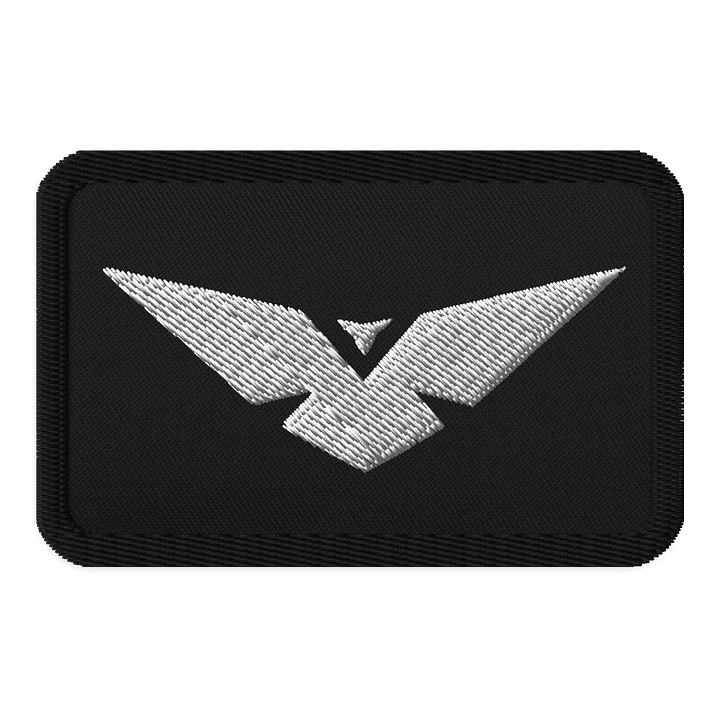 Black Embroidered Rectangle Patch product image (1)