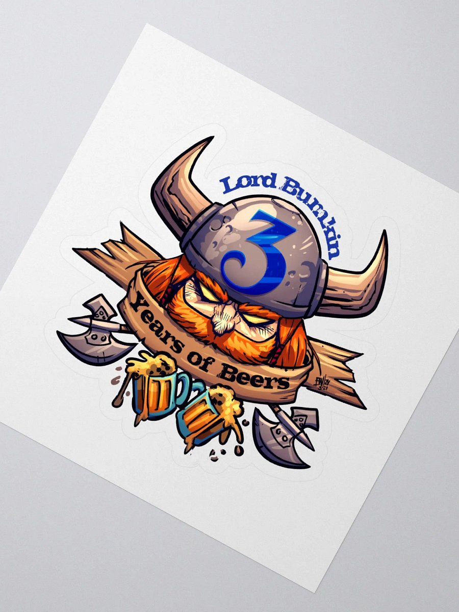 3 years affiliation sticker product image (2)