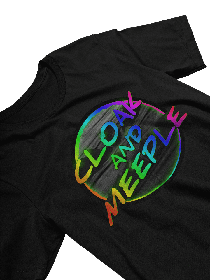 Vibrant Logo Wood Texture T-Shirt product image (2)