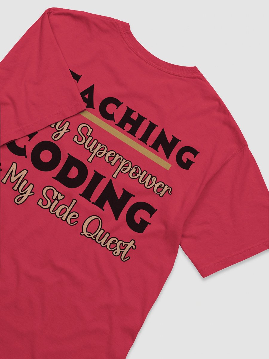 Teaching is My Superpower, Coding is My Side Quest Form Comfort Colors T-shirt product image (15)