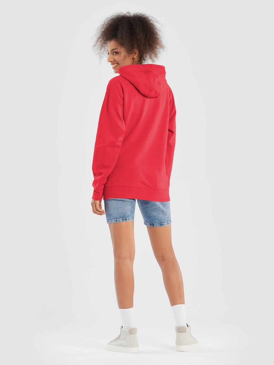 Plain Color Red Hoodie product image (4)