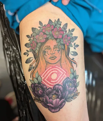 Got to finish off this Spiritbox inspired piece! Half healed half fresh ✨

Got some last minute spaces this week if you fancy...
