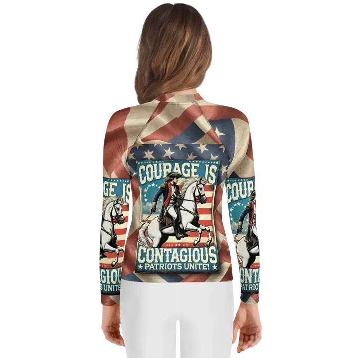 Courageous Patriots Youth Rash Guard product image (2)