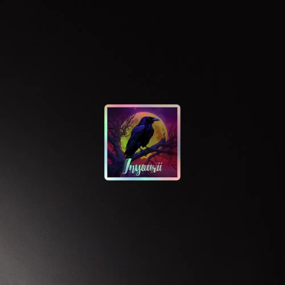 Holo Raven Sticker product image (4)