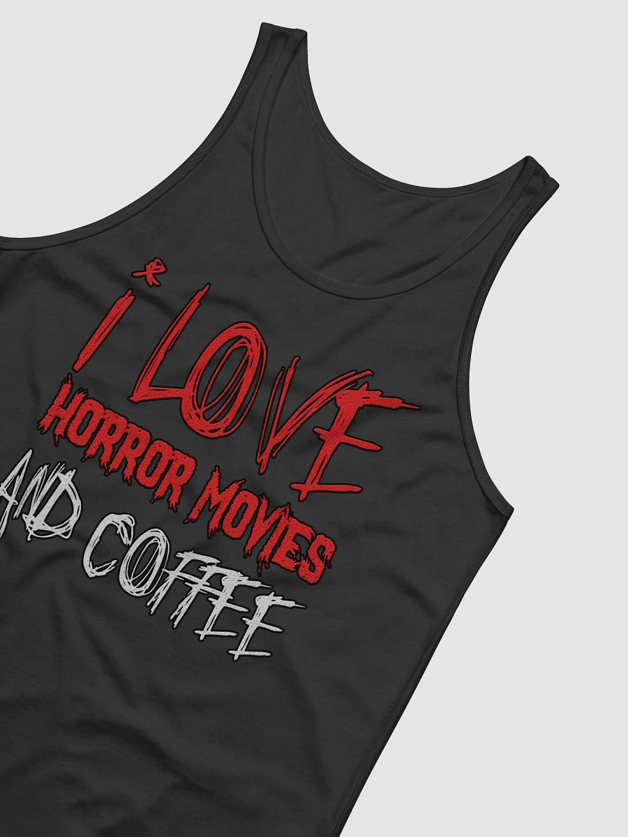 I Love Horror Movies And Coffee Tank Top product image (12)