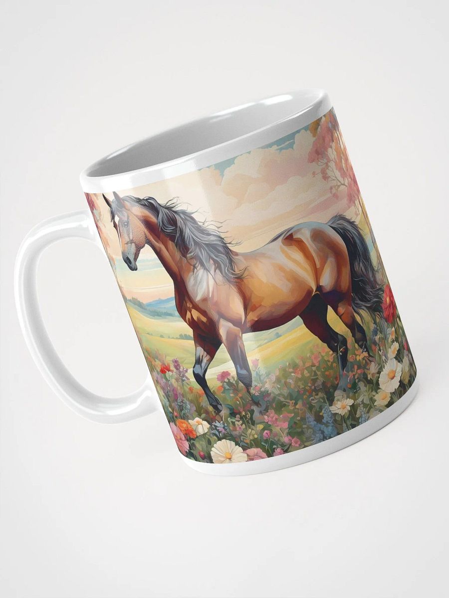 Floral Stride Mare Horse Mug product image (3)