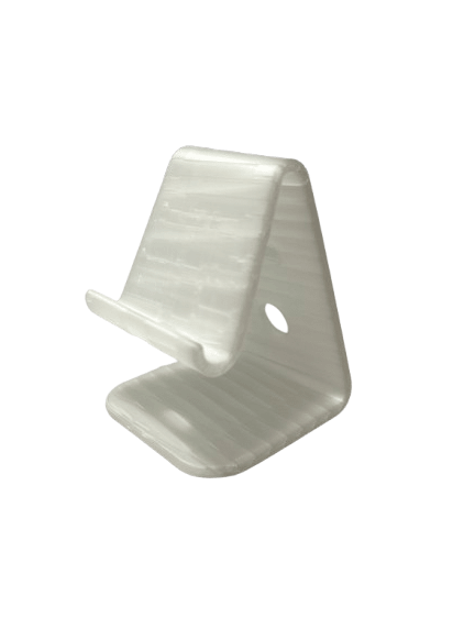 Minimalistic Phone Stand | Compatible with all iPhone Models | Clear White product image (1)