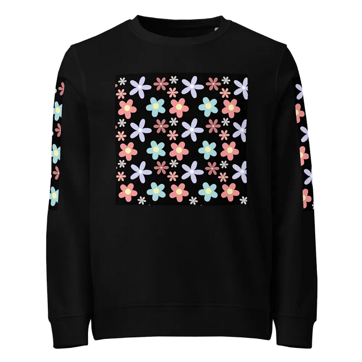 Pastel Petals Organic Sweatshirt product image (1)
