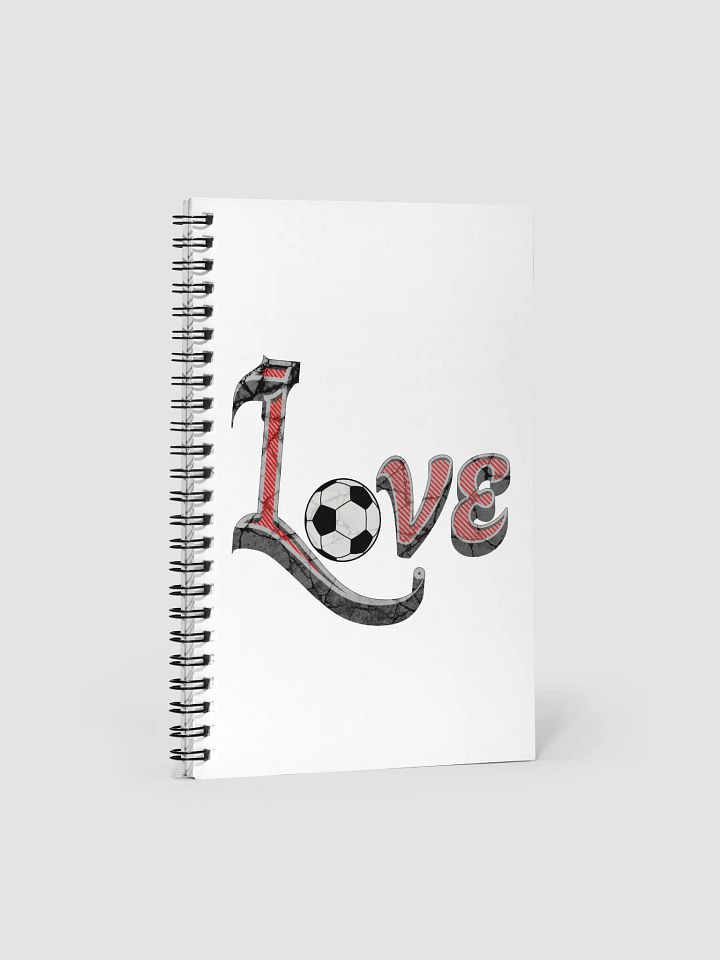 Love Soccer Spiral Notebook product image (2)