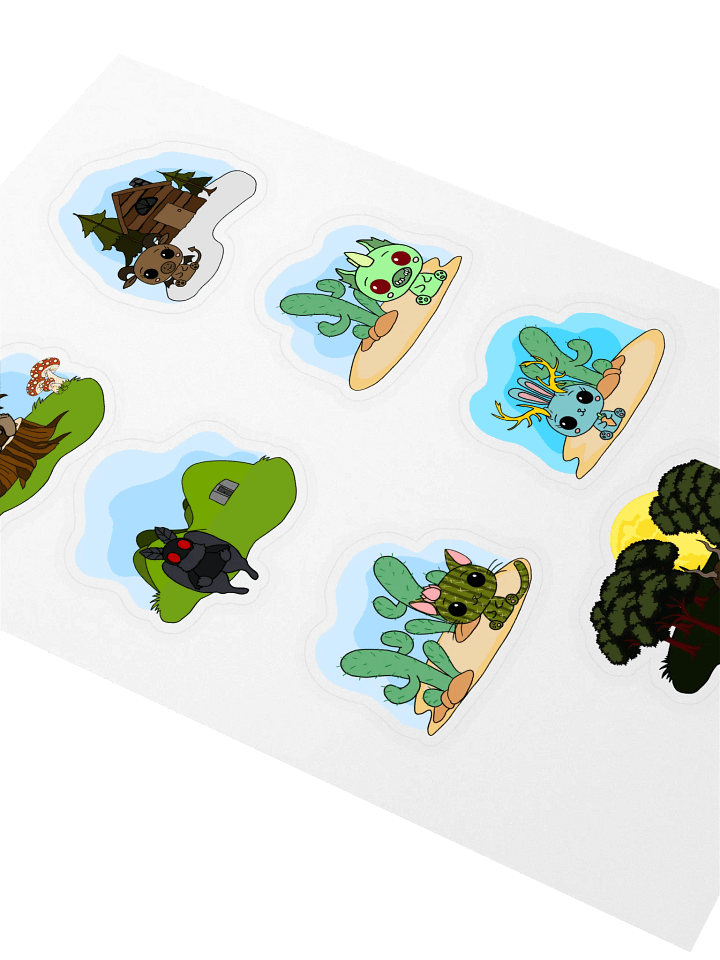 Cryptikids Sticker Sheet 1 product image (2)