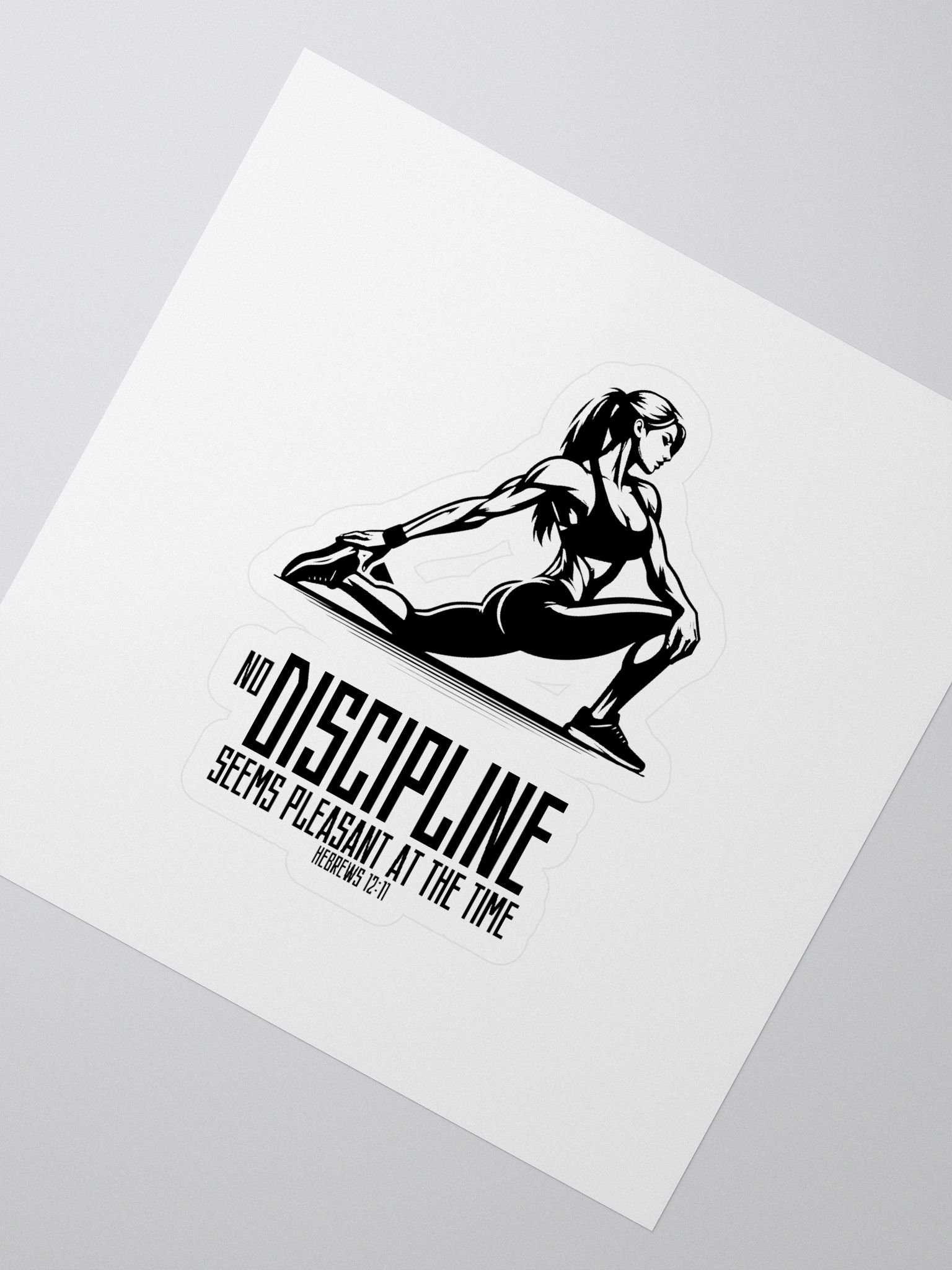 No Discipline Pleasant Woman Flex Sticker product image (2)