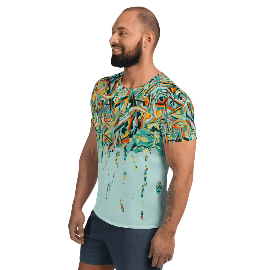 Colorful Destruction | Men´s Athletic T-Shirt product image (3)