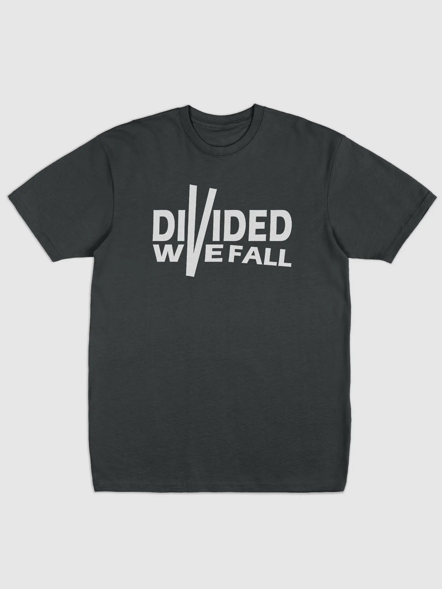 Divided We Fall - White - Cotton Heritage Men's Premium Heavyweight Tee product image (1)