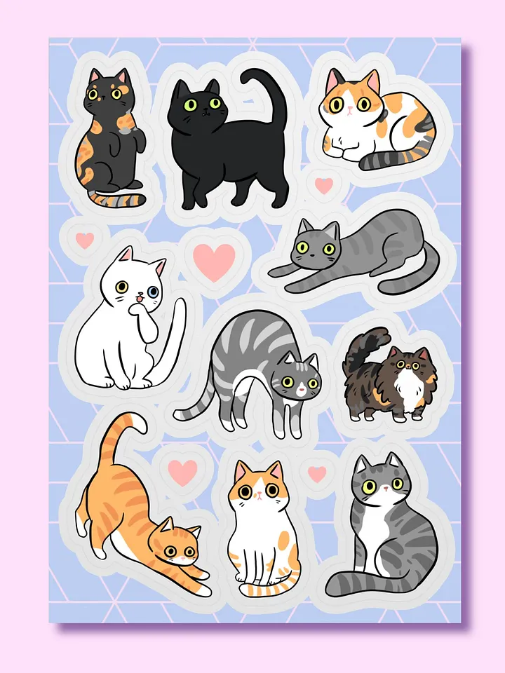 Street Cats Sticker Collection product image (1)