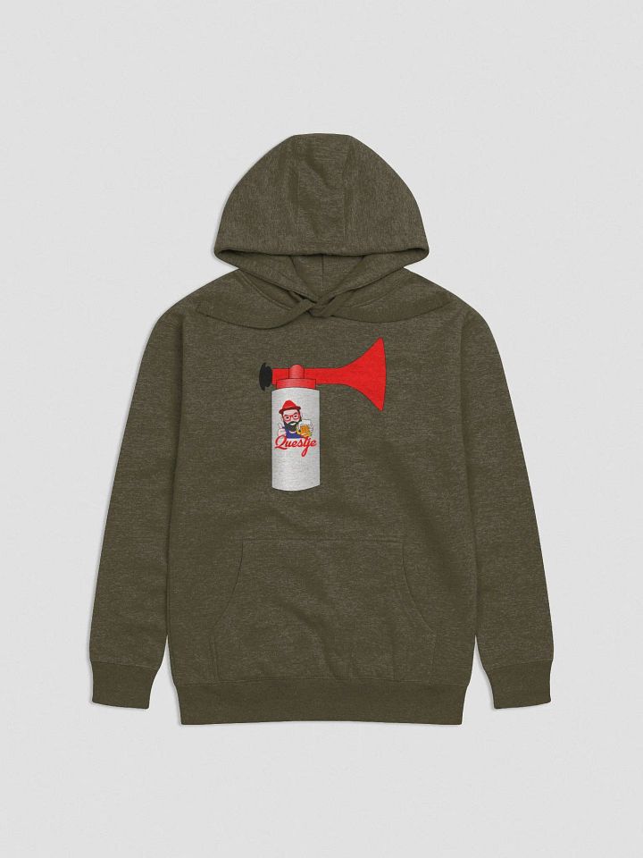 Questje Premium Hoodie airhorn big logo product image (3)
