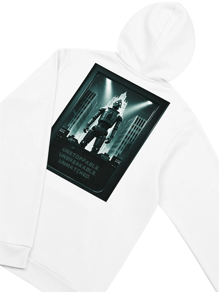 Unstoppable, Unbreakable, Unmatched Back Graphic - Vintage Sci-Fi Hoodie product image (5)