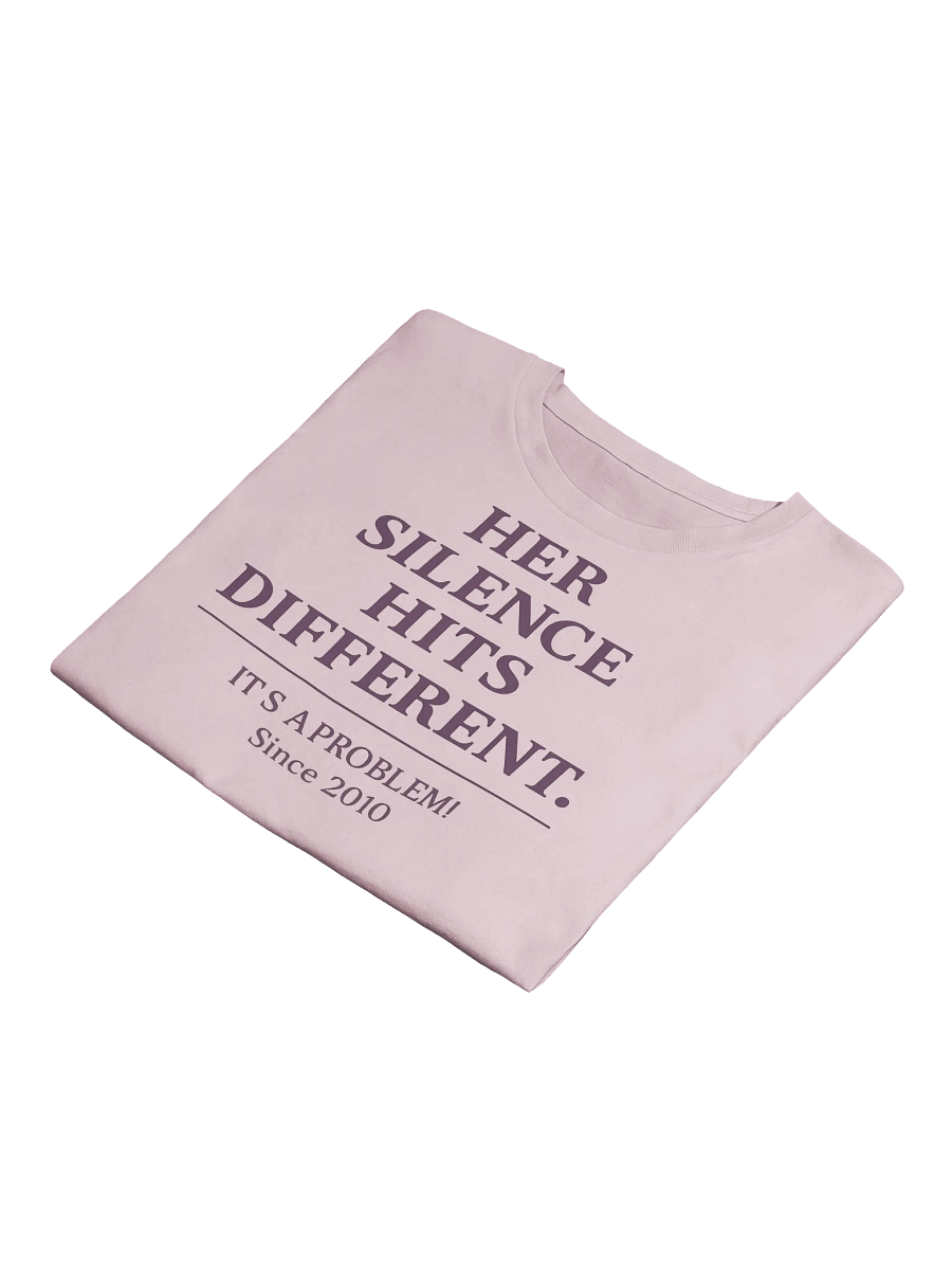 Her Silence Hits Different Tee – Crop Tee product image (5)