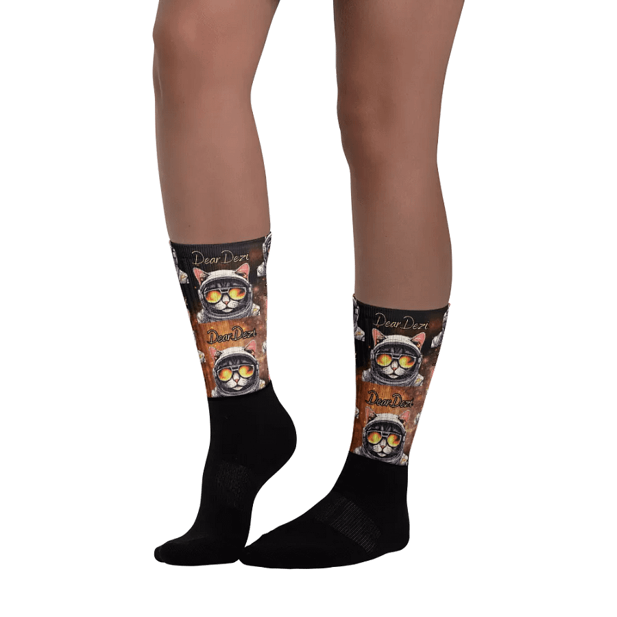 Cosmocat Gamer Socks - in Meowrange product image (4)