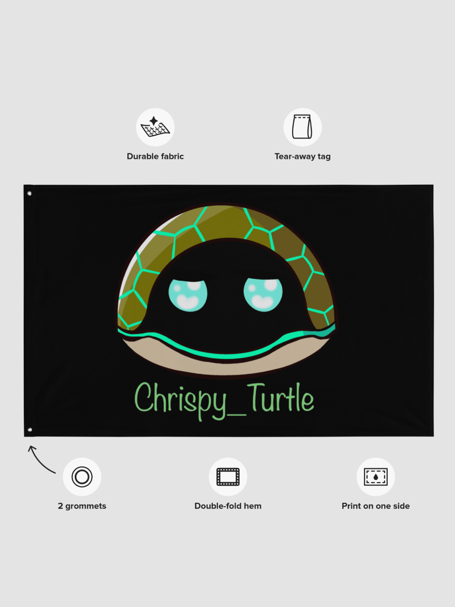 Chrispy_Turtle Black Flag product image (4)