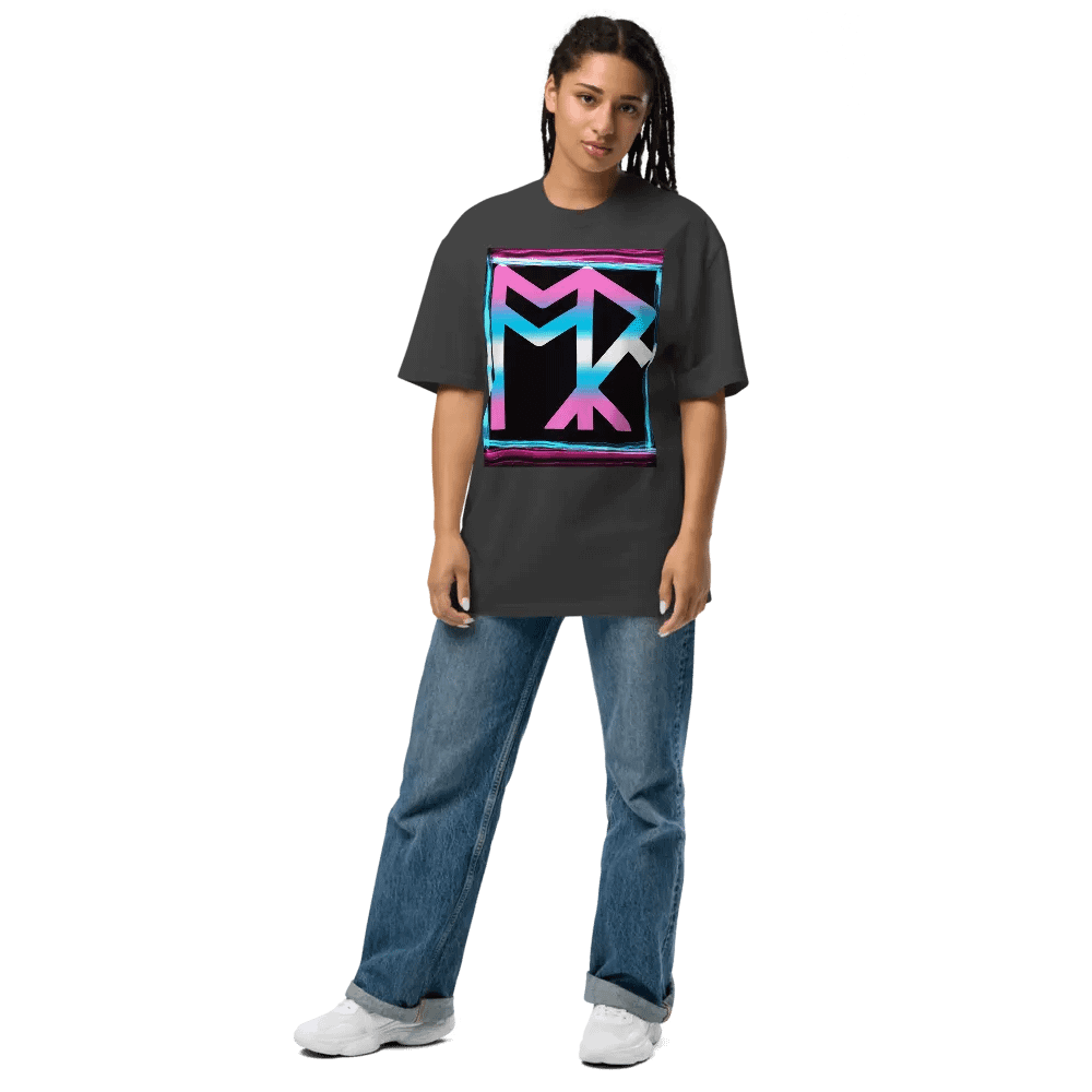 ToRk Rune Oversized Faded T-Shirt (Trans Tones) product image (10)