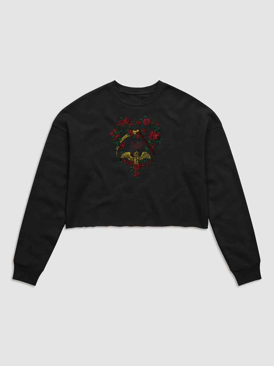 Revolutionary Rose Fleece Crop Sweatshirt product image (1)
