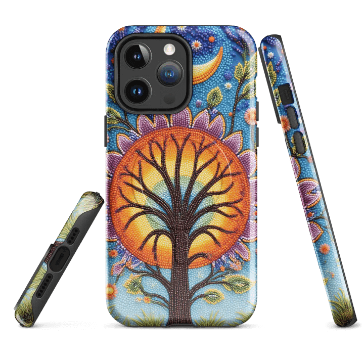 Lunar Blossom iPhone® Tough Case product image (4)