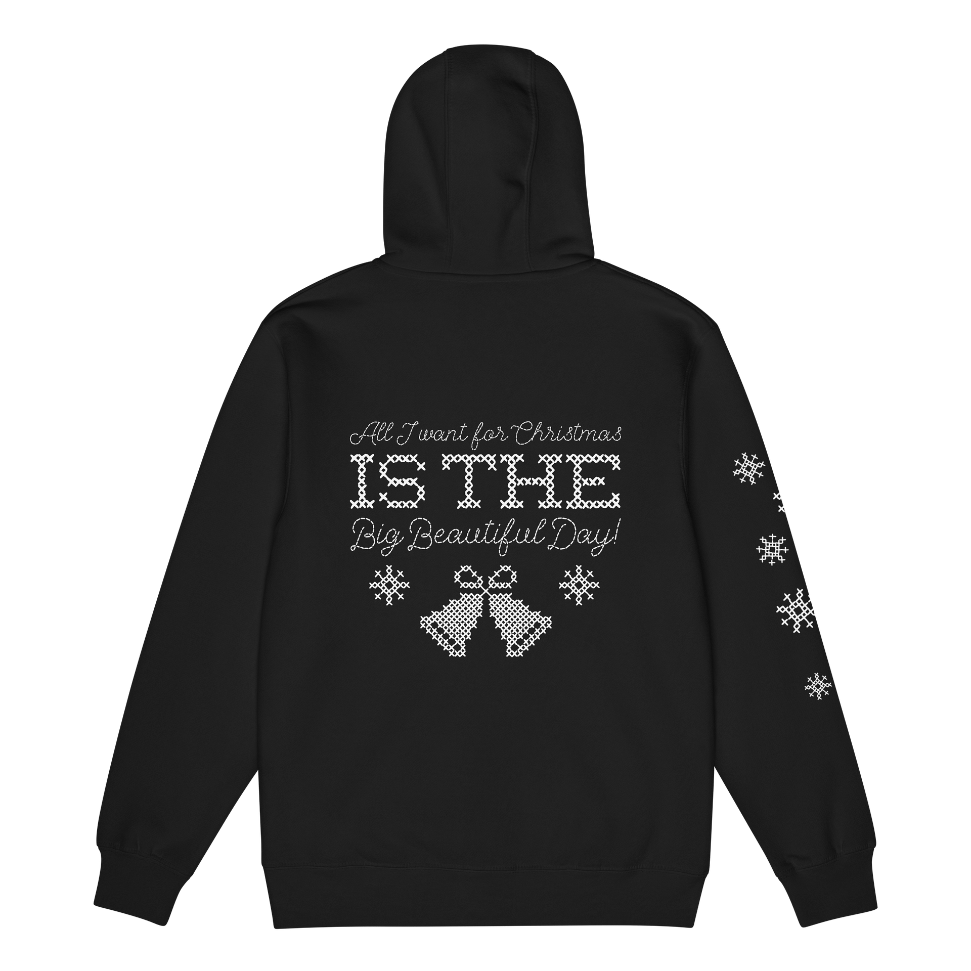 All I Want For Christmas Cross-Stitch Zip-Up Hoodie product image (5)