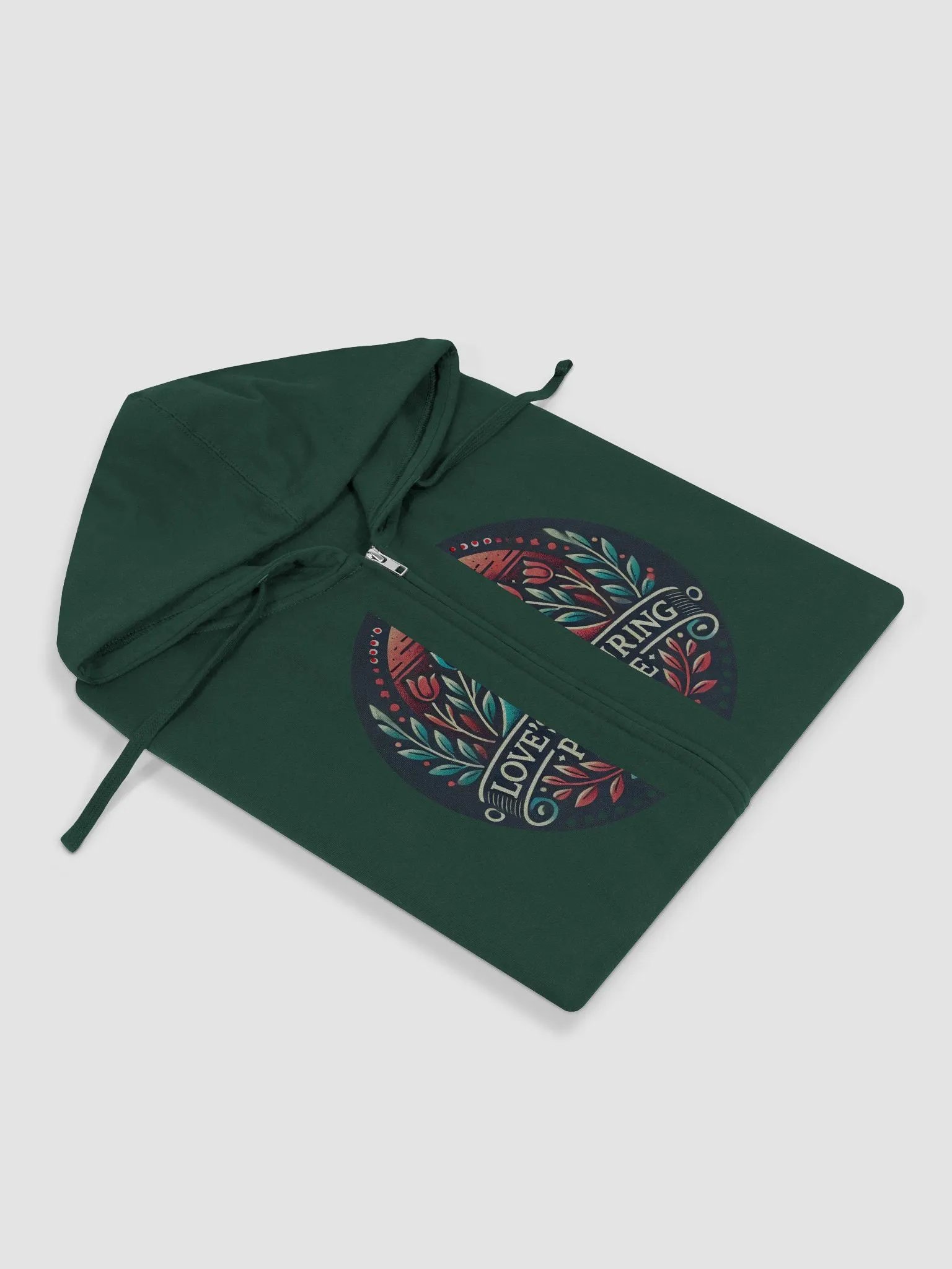 Enduring Love Floral Zip-Up Hoodie product image (2)