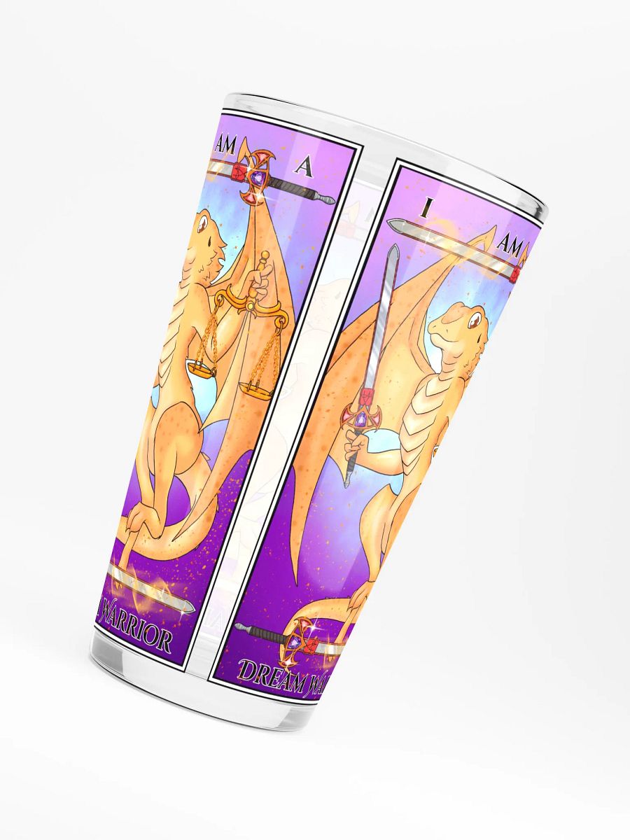 Day of the Dragon "Justice" Tarot Card Pint Glass product image (6)