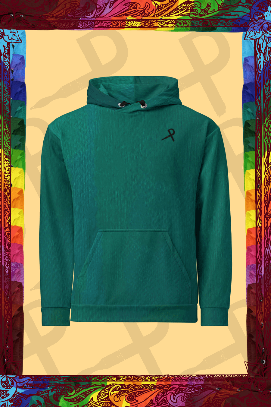 Mountain Lake Turquoise Hoodie product image (1)
