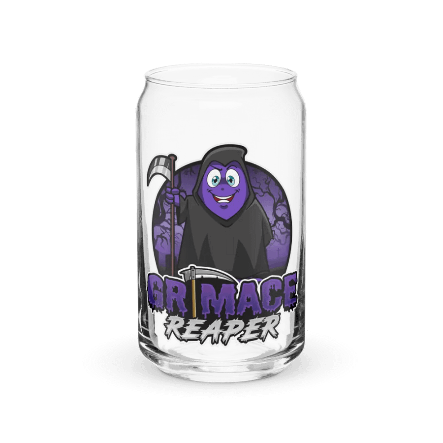 The Grimace Reaper Glass Cup product image (2)