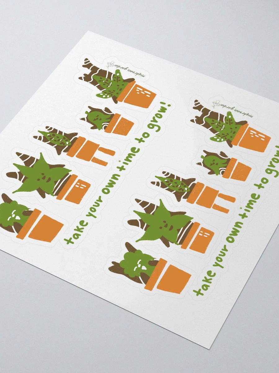 TAKE YOUR OWN TIME TO GROW STICKER product image (3)