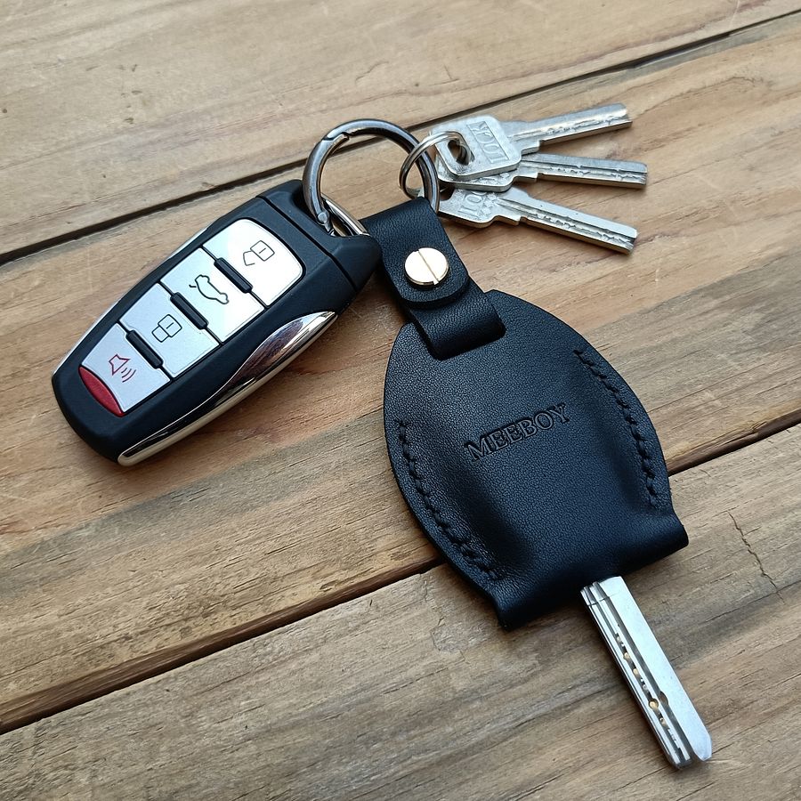 MEEBOY Leather Key sleeve for broken car key, Key Covers for House Keys, product image (3)