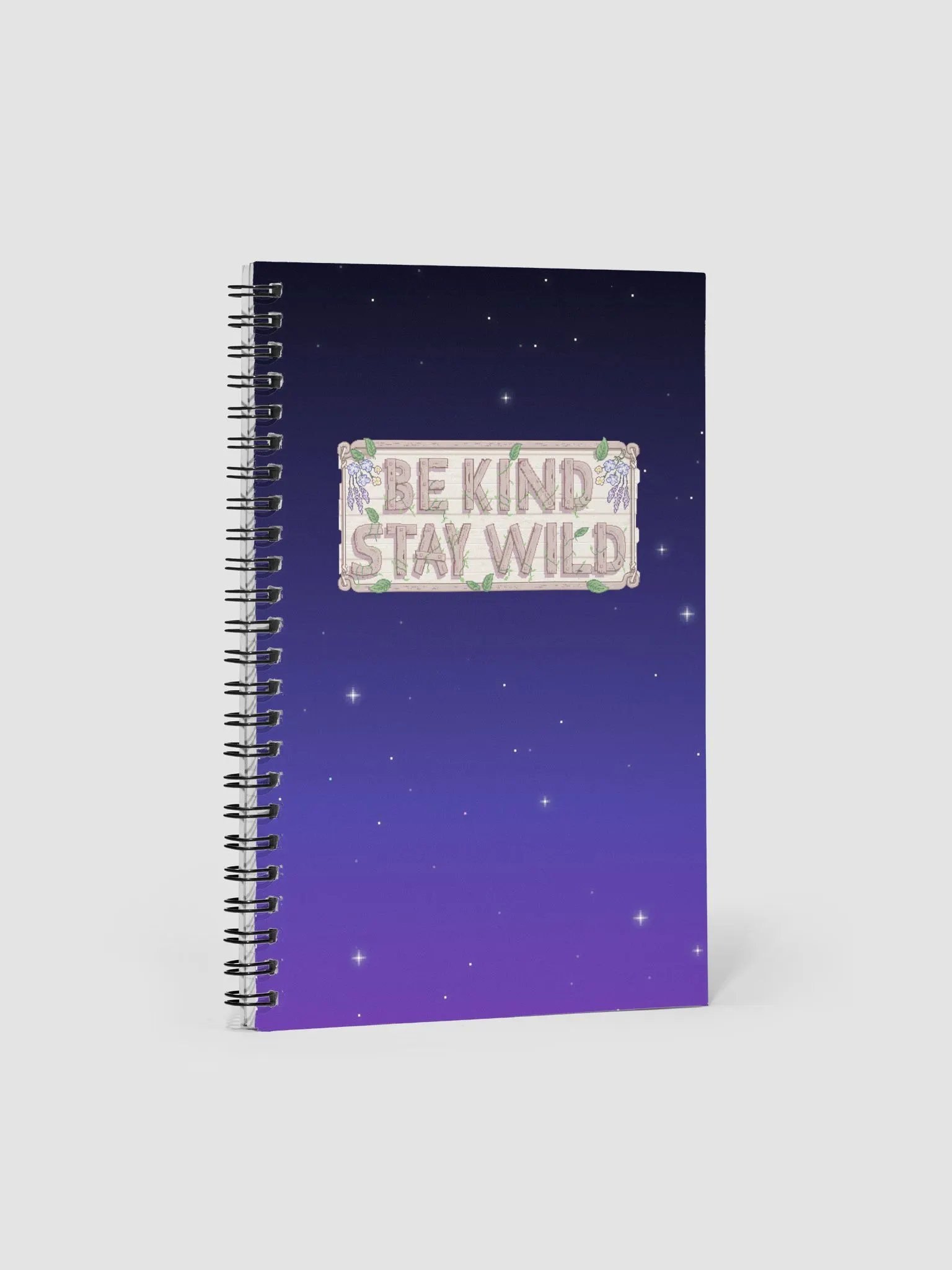 Be Kind Stardew Inspired Nighttime Notebook product image (1)
