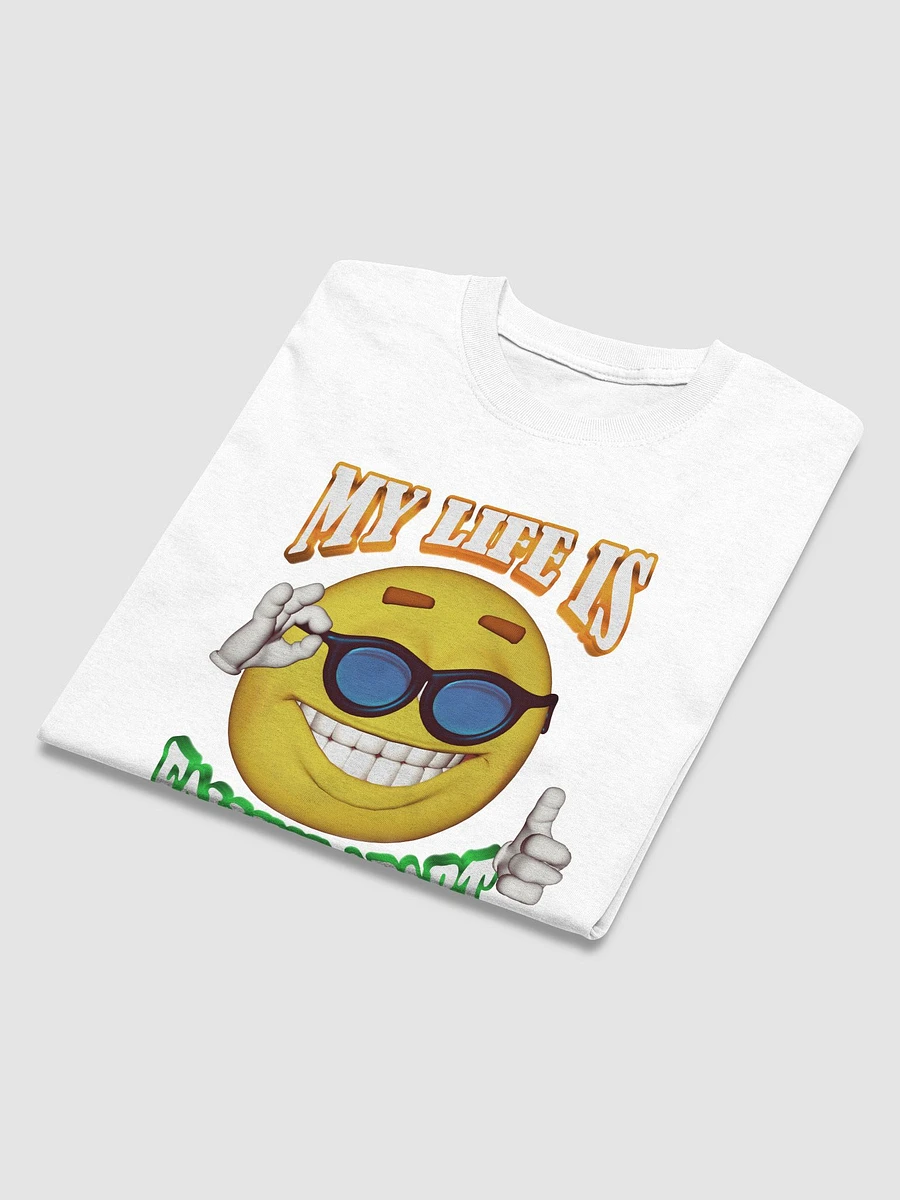 My life is falling apart cursed emote T-shirt product image (3)