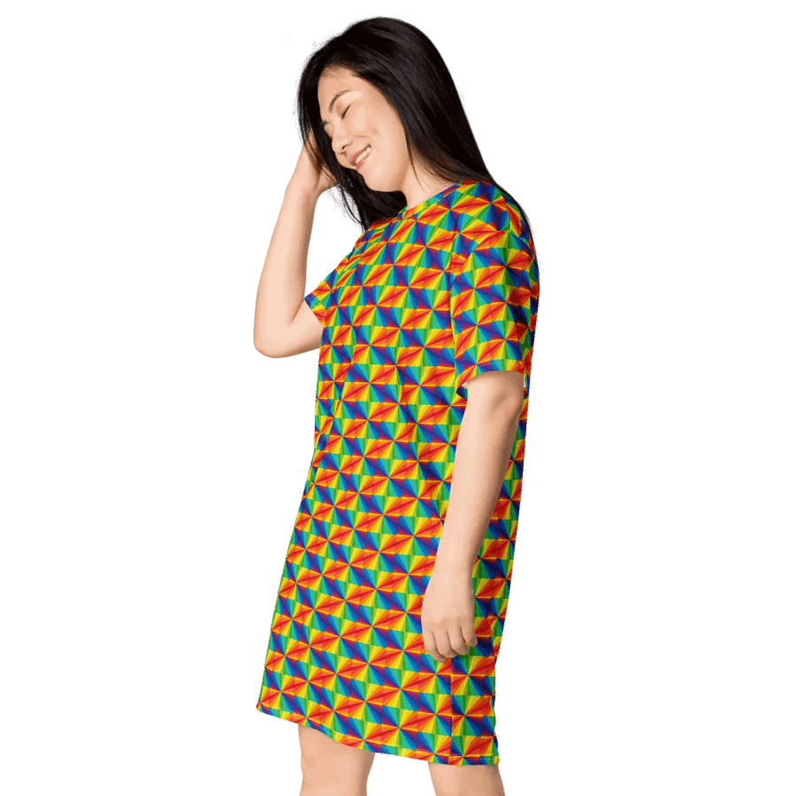 Trippy Rainbow Dress product image (5)