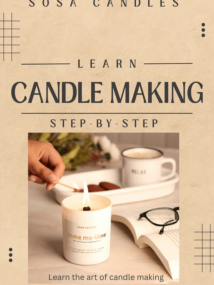 (E-book) Learn Candle Making for Beginners Step-By-Step product image (1)