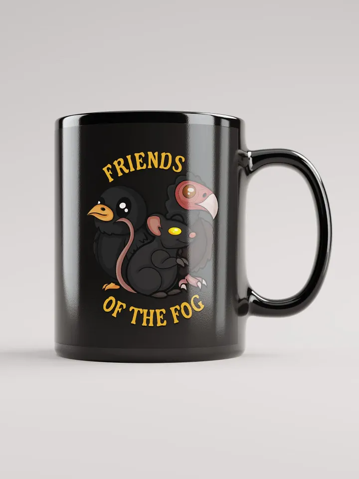 Friends of the Fog Black Glossy Mug product image (2)