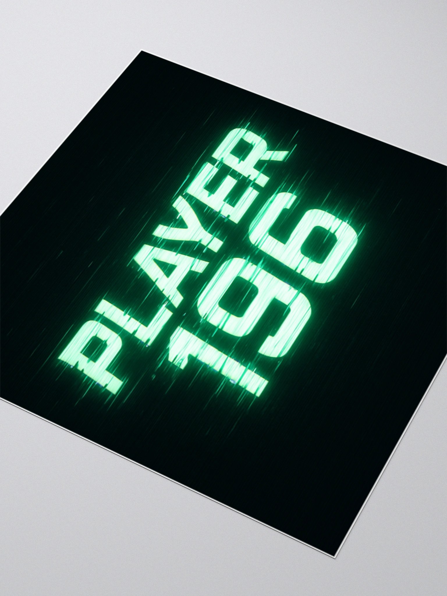 PLAYER 196 Glitchy Kiss Cut Stickers product image (6)