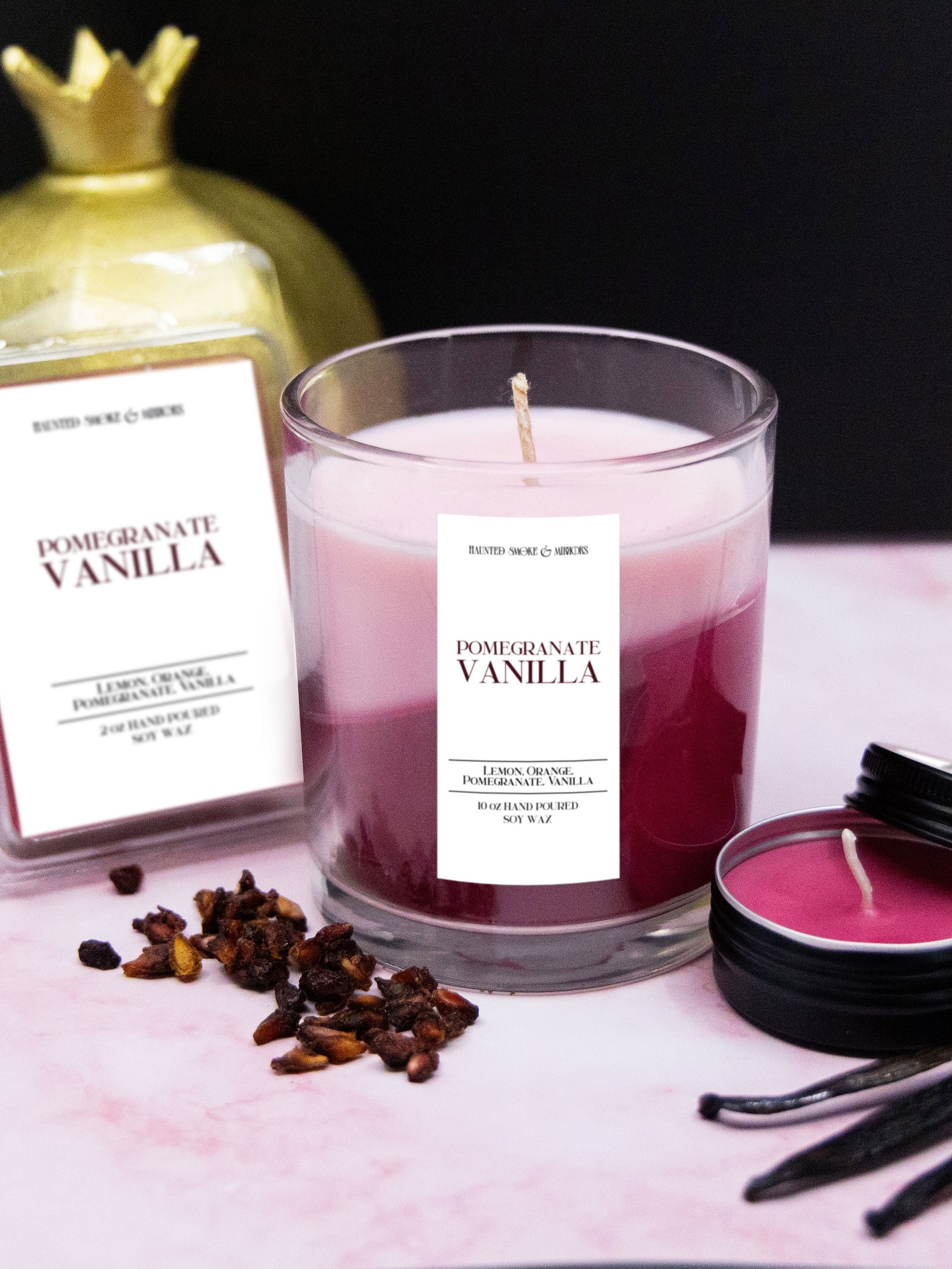 Pomegranate Vanilla Wax Melt product image (2)