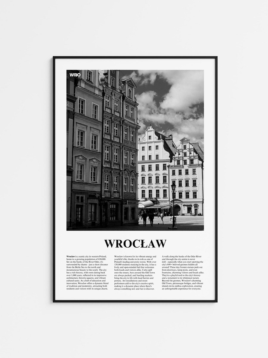 Wroclaw 01 Newspaper Poster product image (1)
