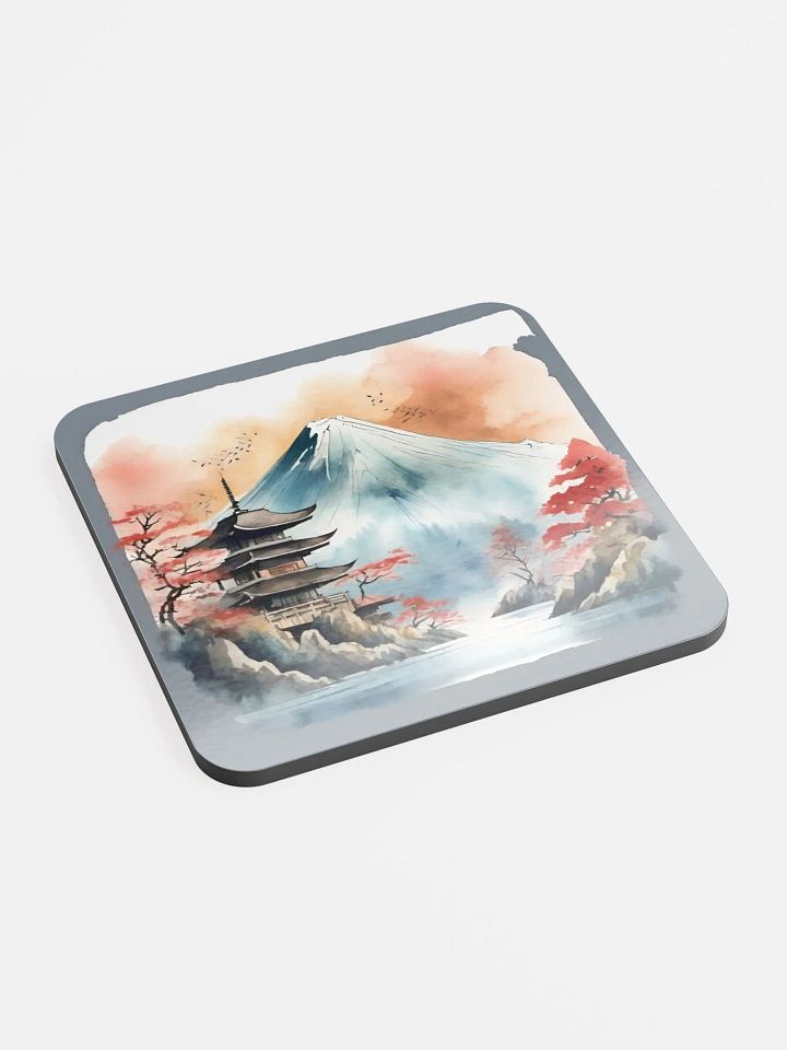 Tranquil Pagoda Cork Coaster product image (2)