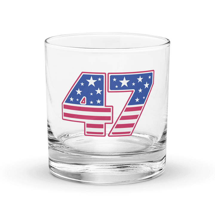 Patriotic 47 Rocks Glass product image (1)