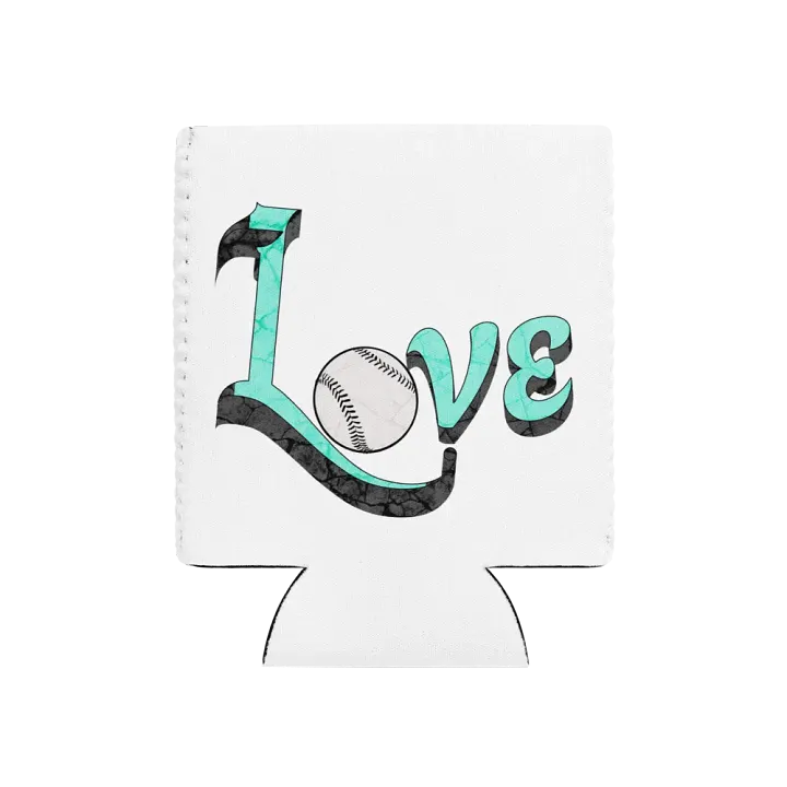Love Baseball Can Cooler product image (1)