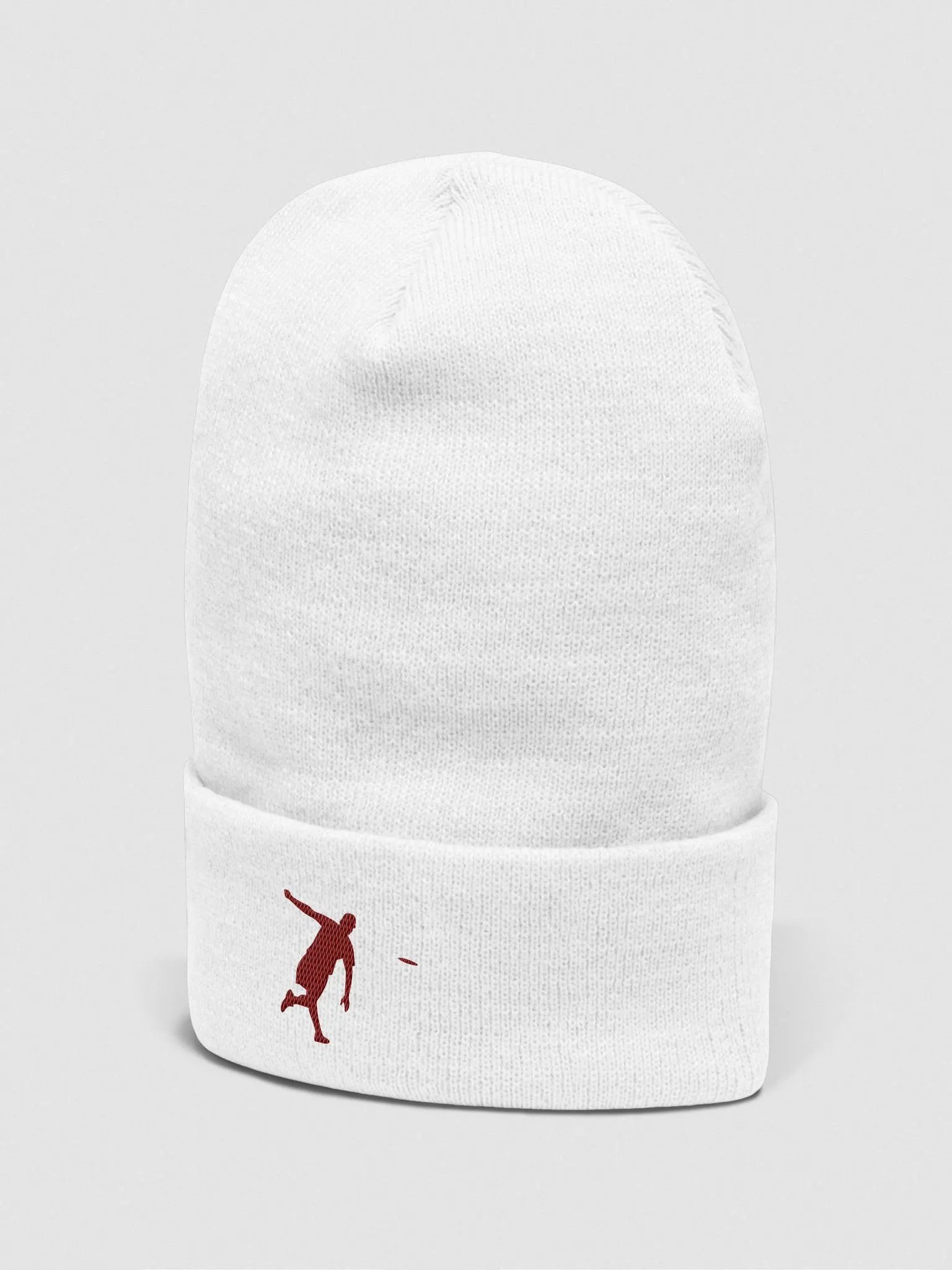 Clean Disc Golfer Beanie (red logo) product image (3)