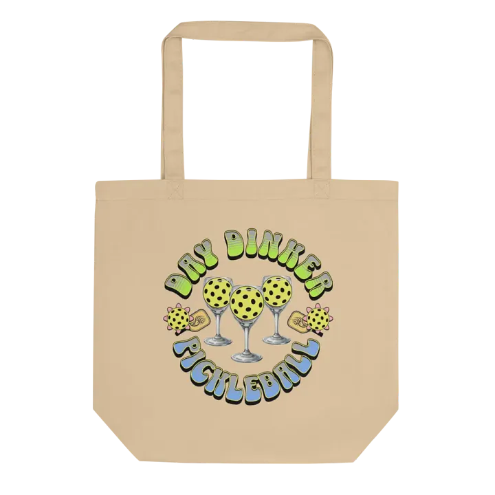 Day Dinker Pickleball Wine Tote Bag product image (1)