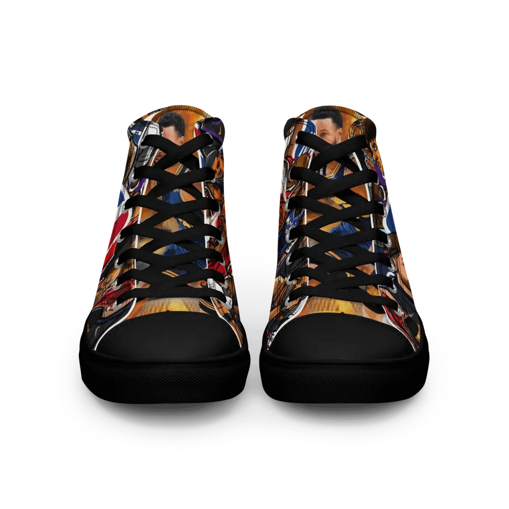 Balik Tanaw NBA Action Men's High Top Canvas Shoes product image (3)