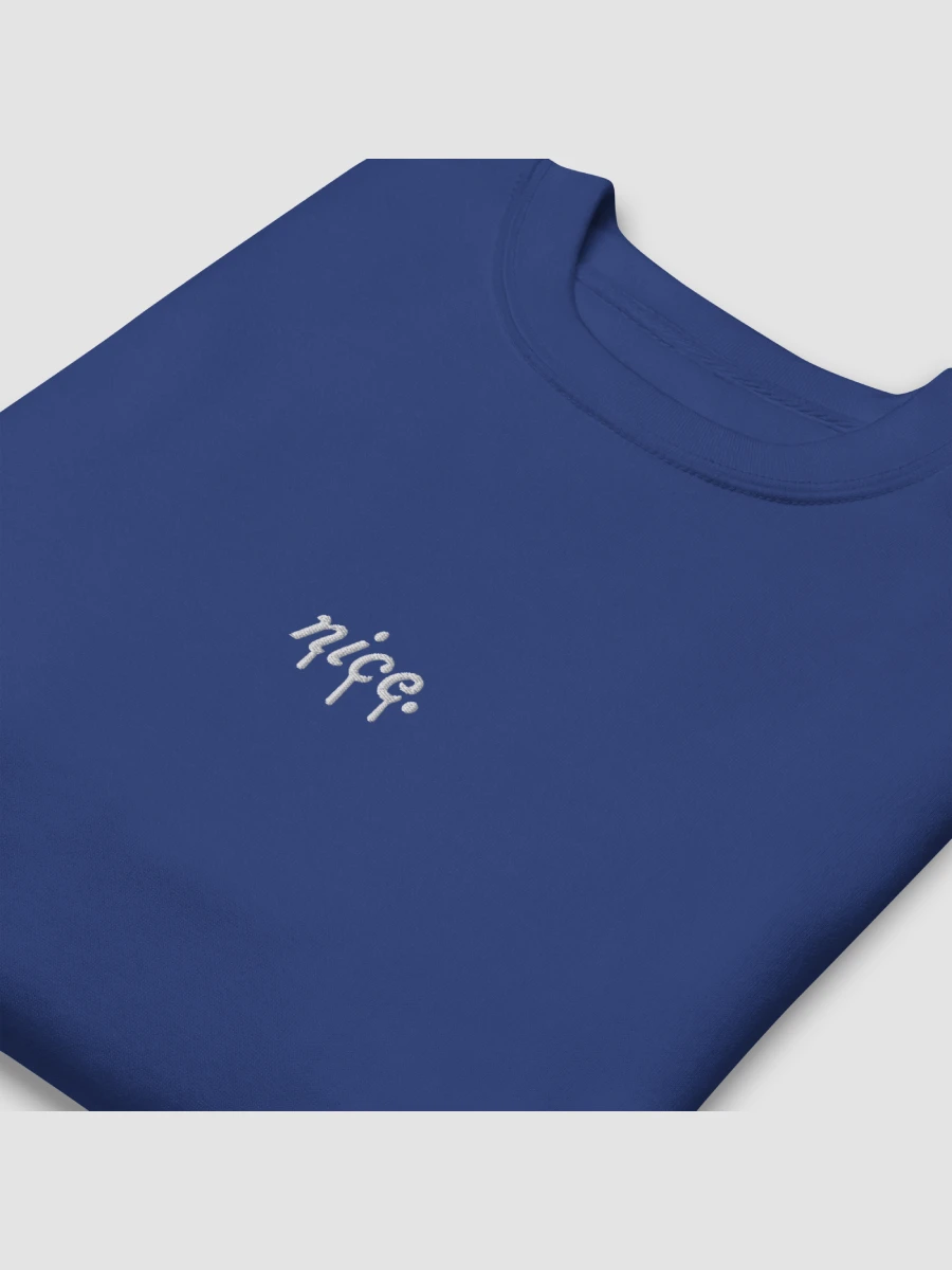 Premium 'Nice.' Drip Sweatshirt (Blue) product image (9)